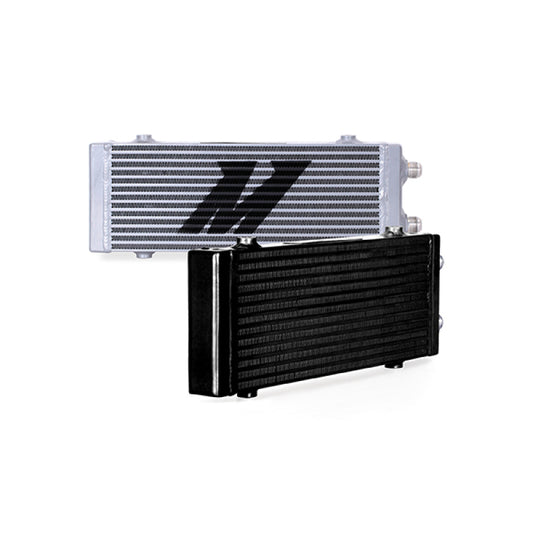 Mishimoto Universal Medium Bar and Plate Dual Pass Black Oil Cooler - #MMOC-DP-MBK