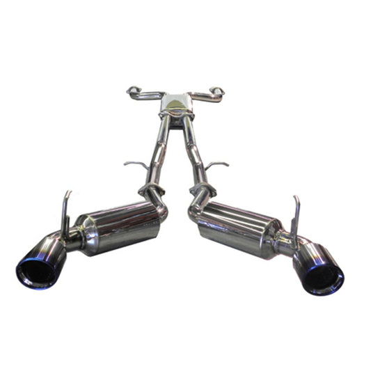 Injen 03-08 350Z Dual 60mm SS Cat-Back Exhaust w/ Built In Resonated X-Pipe - #SES1987TT