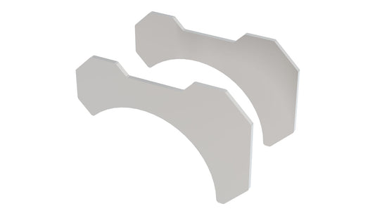 Borla 60579 T-304 Stainless Steel Tube Bracket Kit 2.5 in