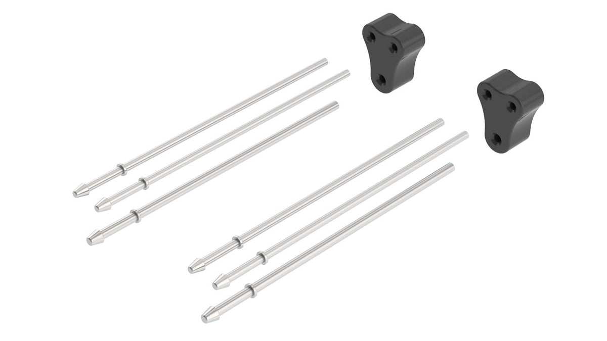 Borla 60582 Hanger and Isolator Kit (6 Hanger Rods, 2 Rubber Isolators)