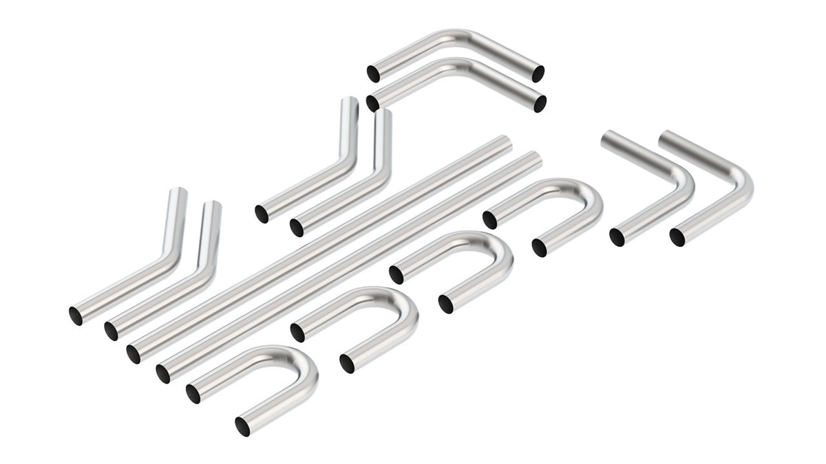 Borla 60630 Hot Rod Builder Kit 2.5 in OD T-304 Stainless Steel