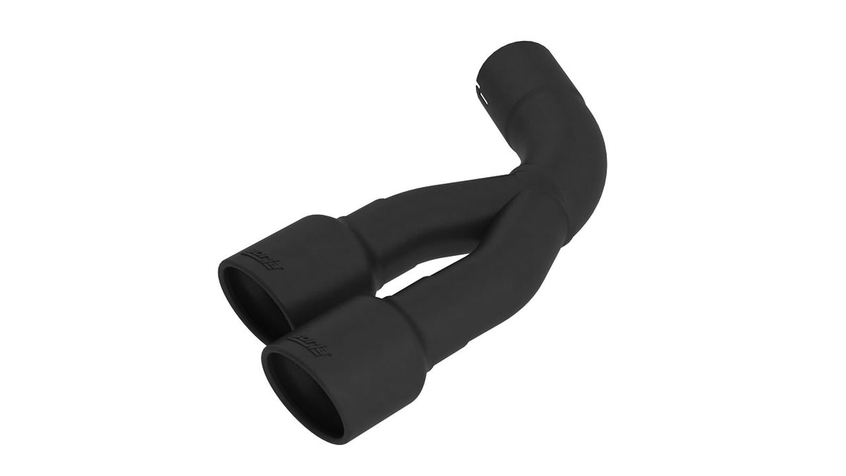 Borla 60701CB Tip Section with Ceramic Black Tips for 2020-2026 Jeep Gladiator (3.6L V6)