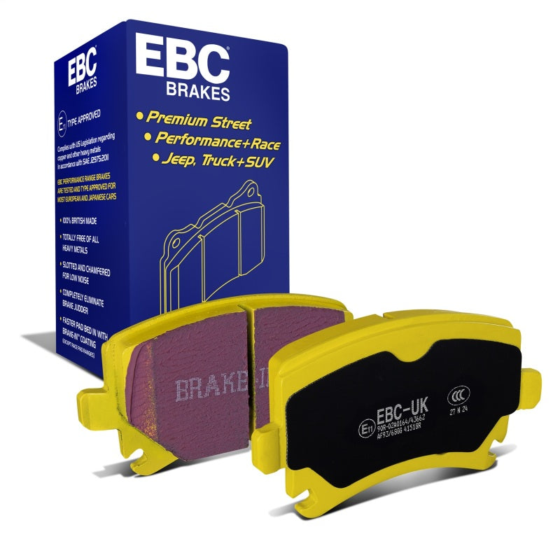 EBC 06-13 Audi A3 2.0 Turbo (Girling rear caliper) Yellowstuff Rear Brake Pads DP41518R