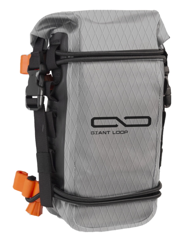 Giant Loop FDBG25-G Fender Bag Number Plate Bag 3.5L Gray Motorcycle