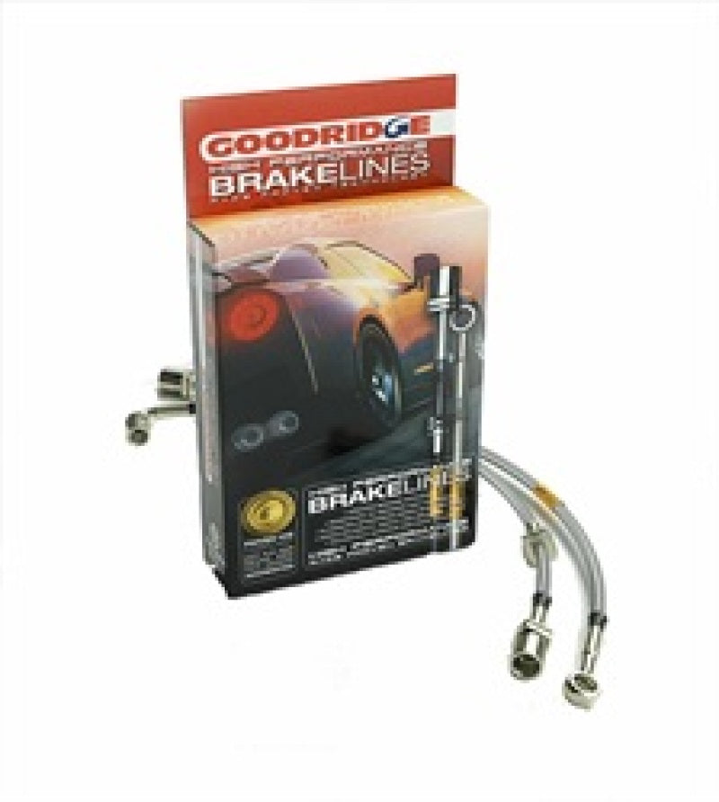 Goodridge 96-00 Honda Civic LX/EX w/LG Front Rotors Brake Lines 20020