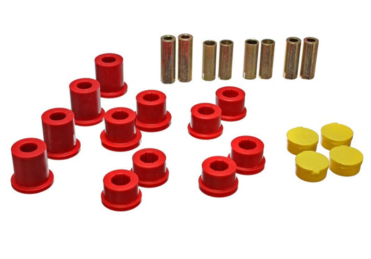 Energy Suspension for 1990-1997 Miata Red Front Control Arm Bushing Set 11.3105R