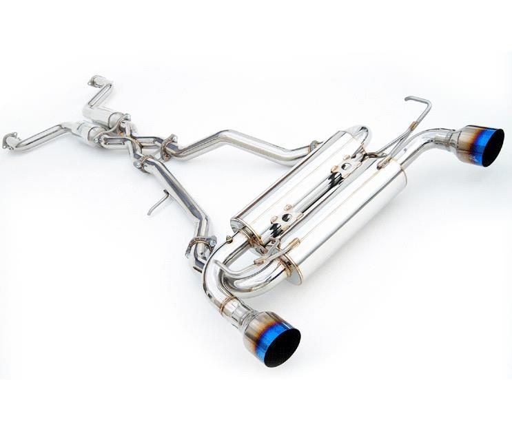 Invidia HS07IG7GID 07-13 Infiniti G37 Coupe Gemini Rolled Titanium tip Cat-back Exhaust