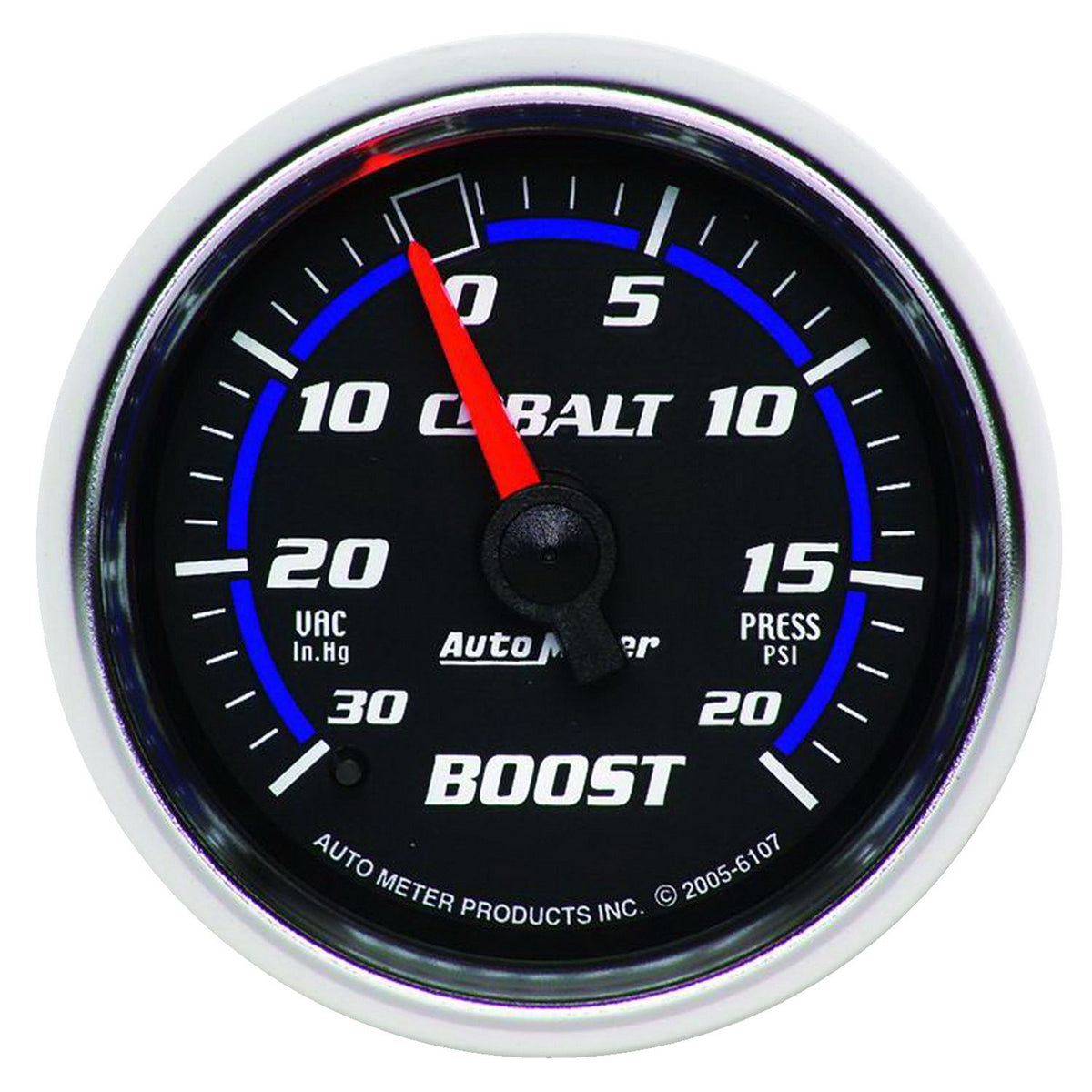 AutoMeter 6107 Cobalt 52mm 20psi Mechanical Boost Gauge