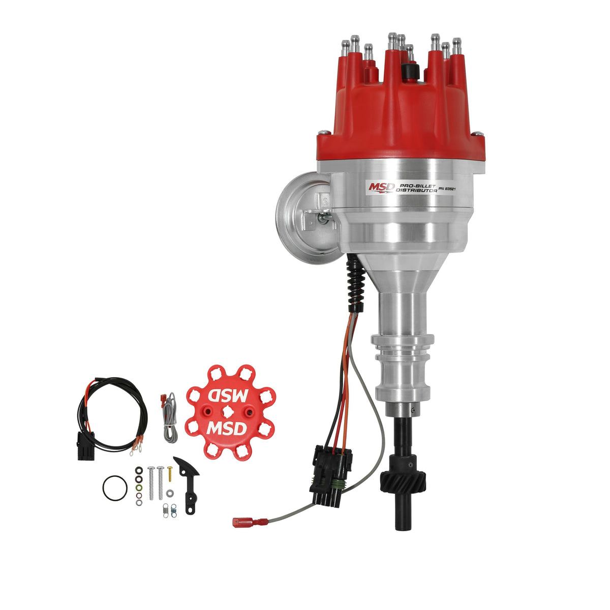 MSD 83521 for Ford 289/302 Ready-To-Run Distributor, Steel Gear