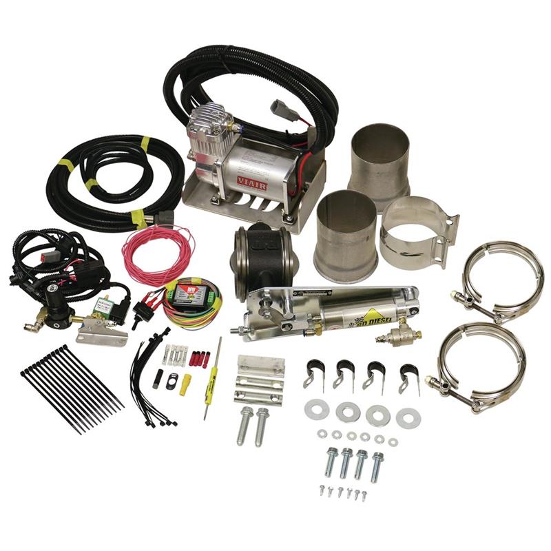 BD Diesel Exhaust Brake - Universal 4.0in c/w Air Compressor 1028140