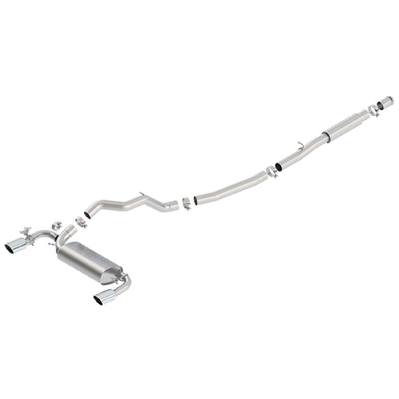 Ford Racing for 2016-2017 Focus RS Active Sport Cat-Back Exhaust System with Polished Tips