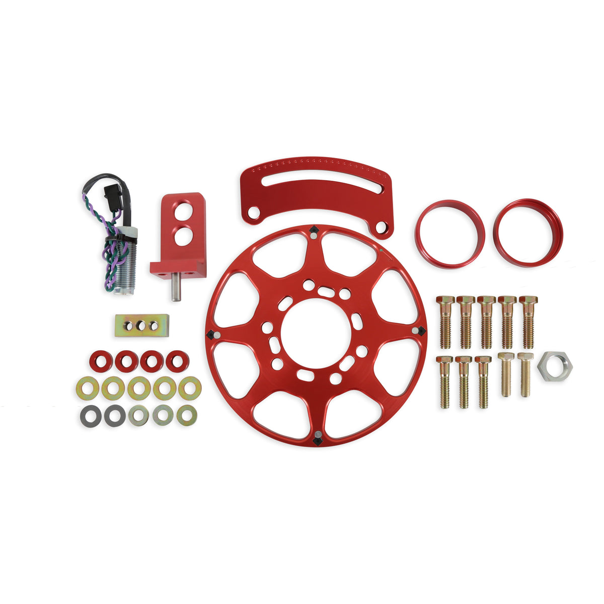 MSD 8636 Crank Trigger Wheel Kit - Flying Magnet - for Chrysler B/RB - 7.25 in.