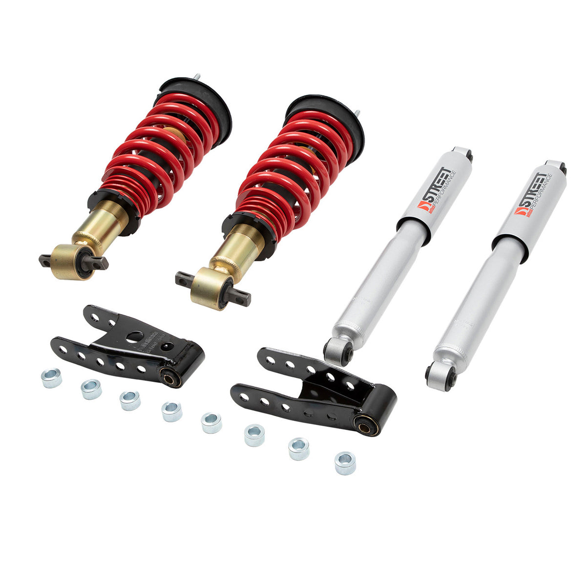 Belltech Coilover Kit 2007-2018 for GM Sierra 1500/SB F -1in to -3in/R 2in to -2in