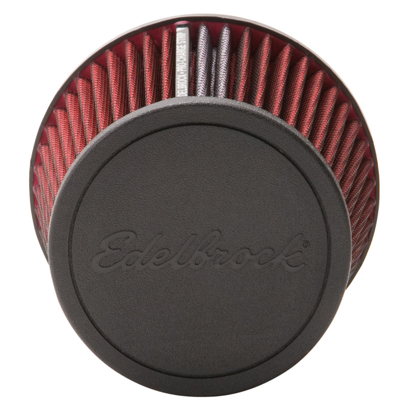 Edelbrock 43651 Air Filter Pro-Flo Series Conical 6.5 in Tall Red/Black