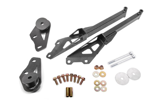 BMR 15-26 Ford Mustang S550 IRS Subframe Support Brace (Black Hammertone)