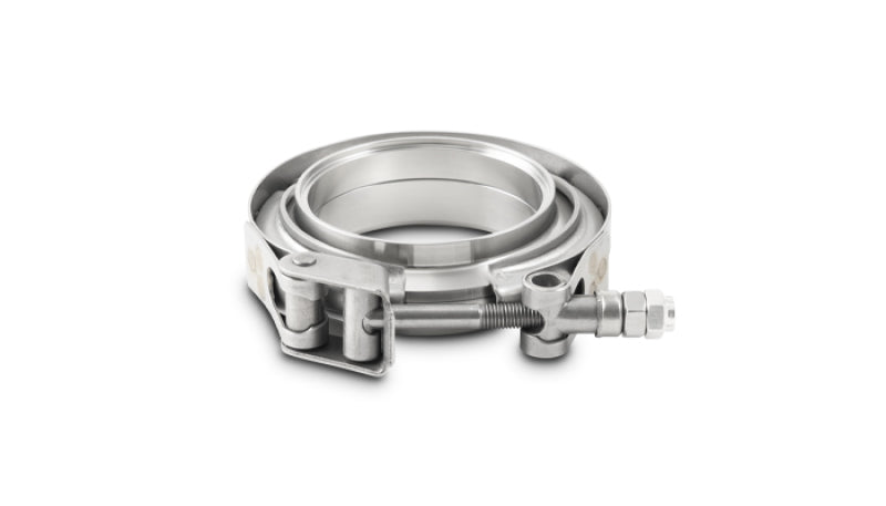 Vibrant T304 SS V-Band Flange Assembly for 1.75in O.D. Tubing incl 2 V-Band