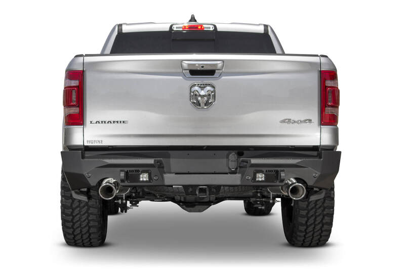 Addictive Desert Designs for 2019 Ram 1500 Hammer Stealth Fighter Rear Bumper w/ 6 Sensor Cutouts