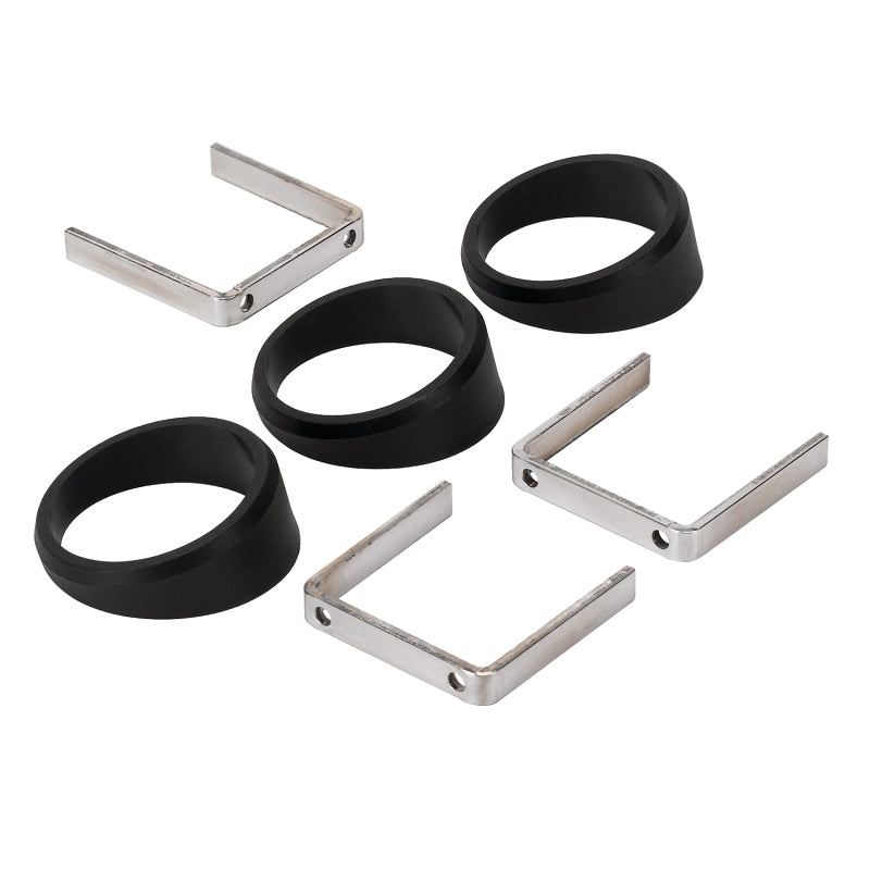 AutoMeter 2234 2-1/16in Black Gauge Angle Rings 3 Pack
