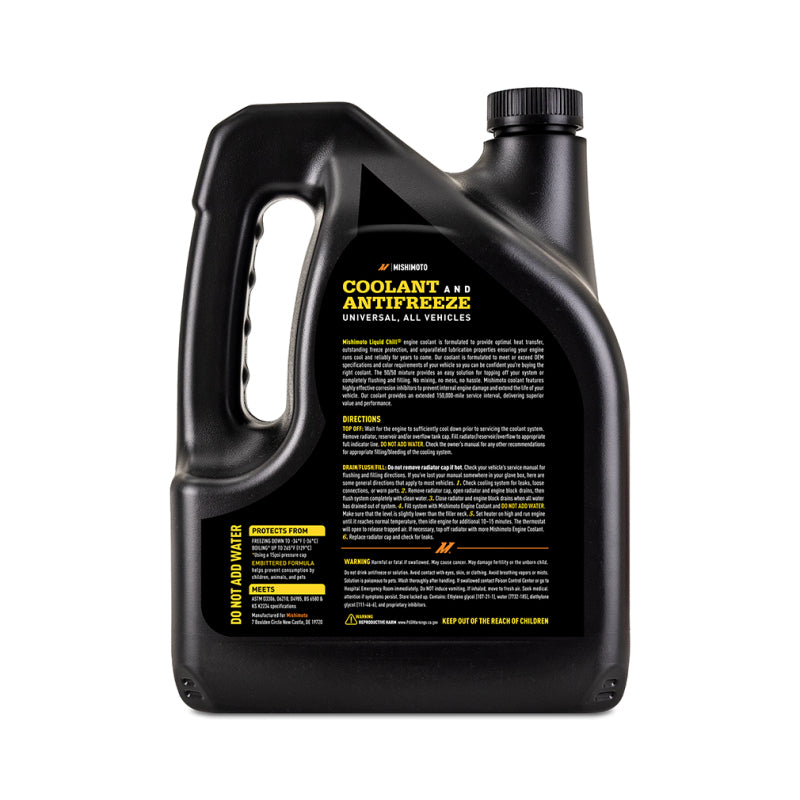 Mishimoto Liquid Chill EG Coolant, Universal, Yellow - #MMRA-LC-EG-YW