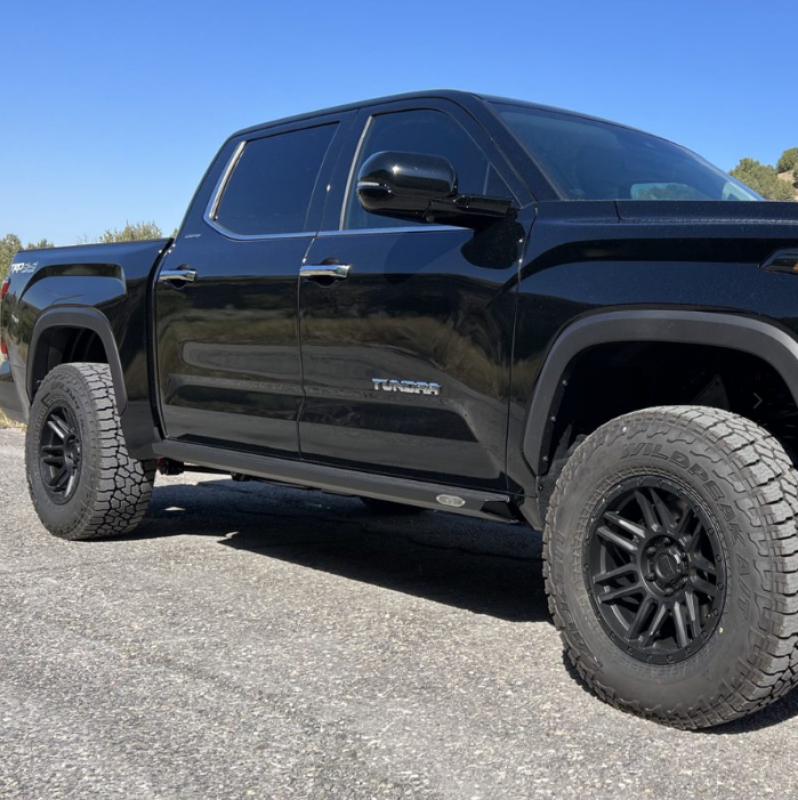 Rock Slide Engineering for 22-24 Toyota Tundra Rock Sliders Passenger Side Black Powdercoat Steel