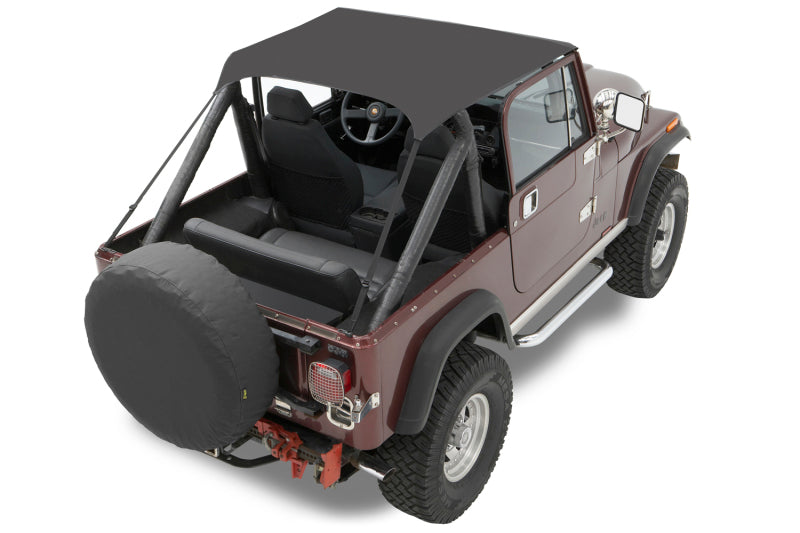 Bestop 76-86 Jeep Cj7 Traditional Bikini (Black Crush)