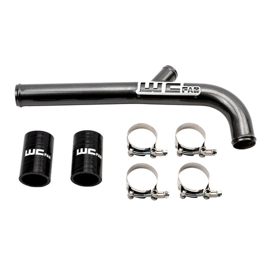 Wehrli Custom Fabrication WCF100867-BB Upper Coolant Pipe with Dual Radiator Bengal Blue for 2013-2015 Ram 2500 / 3500 6.7L Cummins