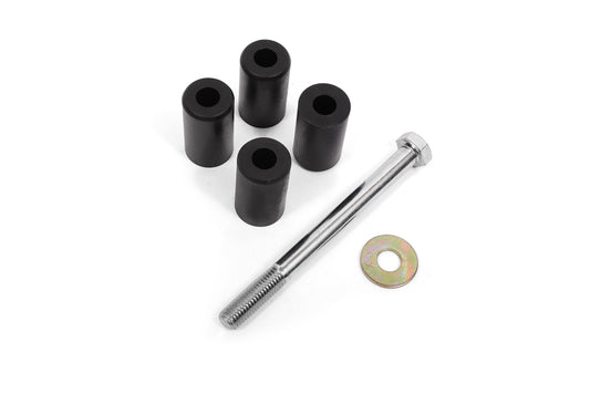 BMR 15-26 Ford Mustang S550 Rear Cradle Bushing Kit with Centering Sleeves- Black