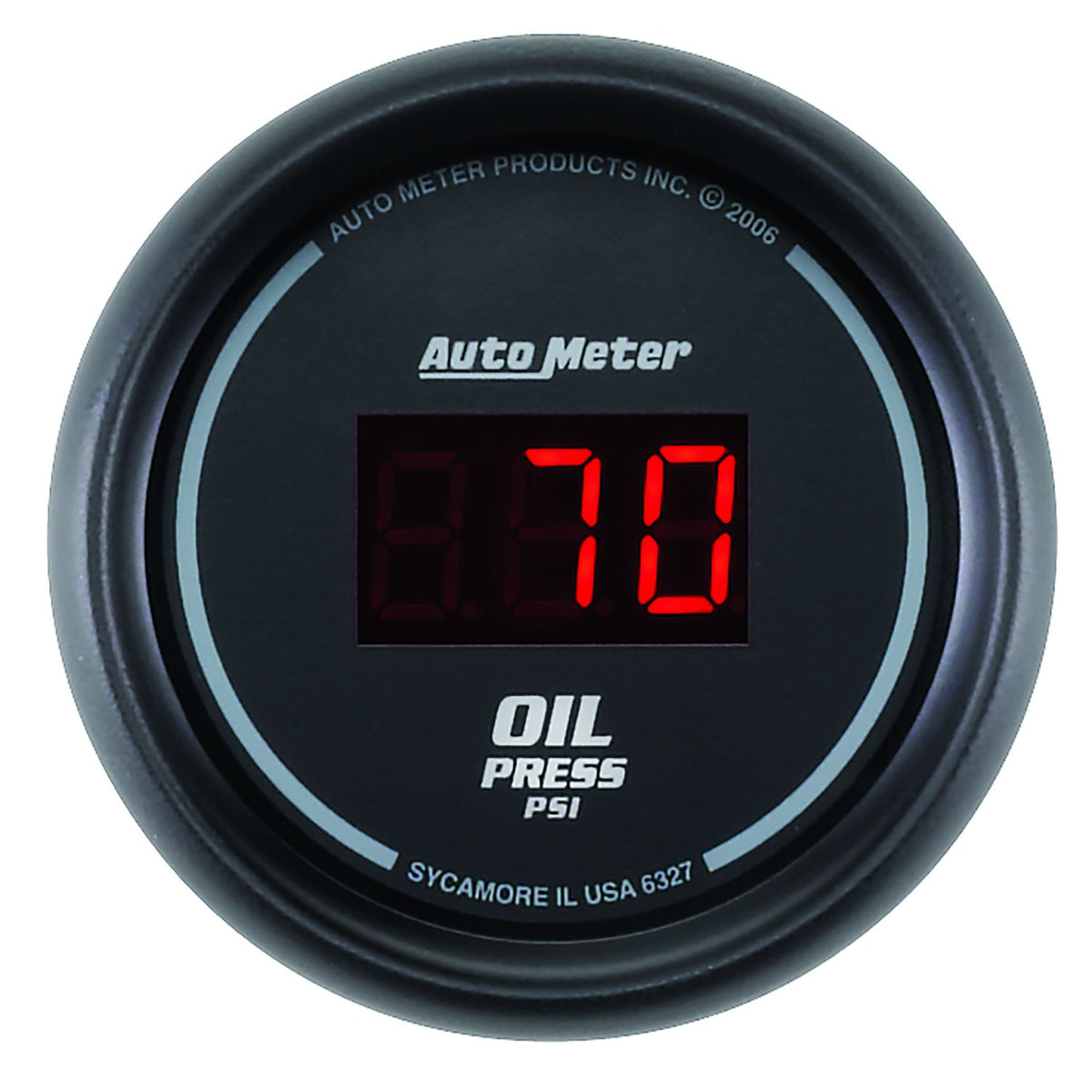 AutoMeter 6300 Sport-Comp Digital 5-Piece Gauge Kit 3-3/8in & 2-1/16in Electric Speedometer