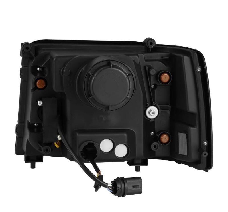 AlphaRex 880269 92-96 Ford F-Series/Bronco NOVA-Series LED Projector Headlight Alpha-Black w/Activation Light Sequential Signal & Switchback DRL