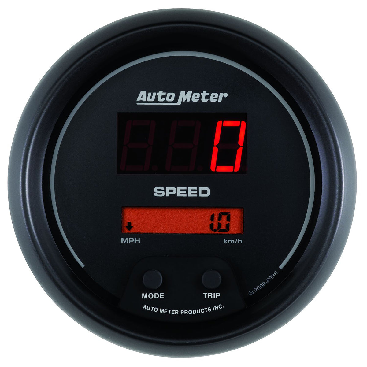 AutoMeter 6300 Sport-Comp Digital 5-Piece Gauge Kit 3-3/8in & 2-1/16in Electric Speedometer