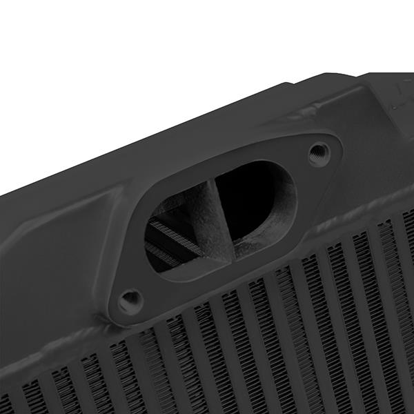 Mishimoto Subaru 08-15 WRX STi Top-Mount Intercooler Kit - Powder Coated Black & Black Hoses - #MMTMIC-STI-08BKBK