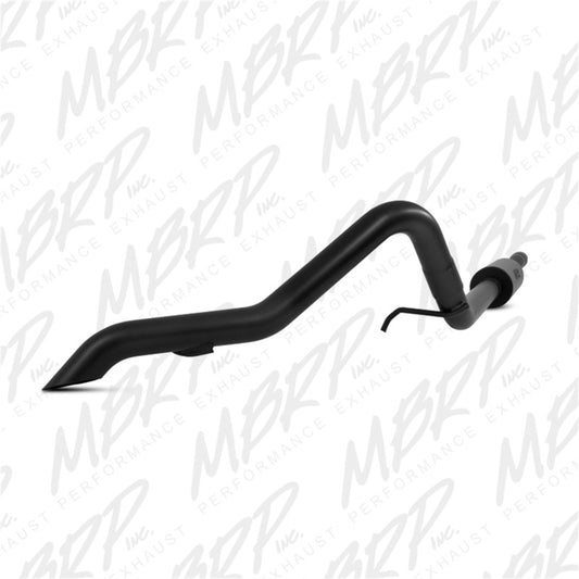MBRP S5514BLK Cat-Back Exhaust System - 2007-2011 Jeep Wrangler JK | Black Coated