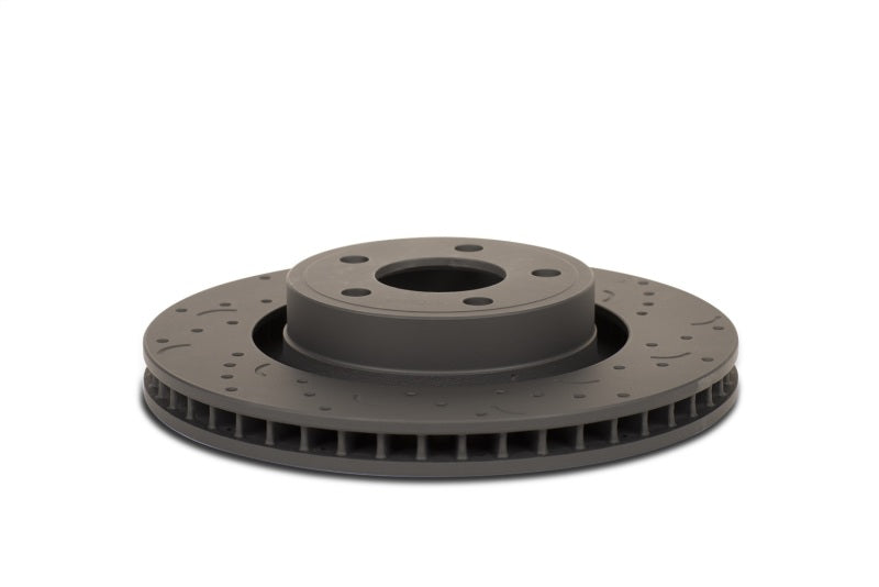 Hawk Performance HKC4955.711Z Talon Cross-Drilled and Slotted Rotor and Performance Ceramic Brake Pad Kit