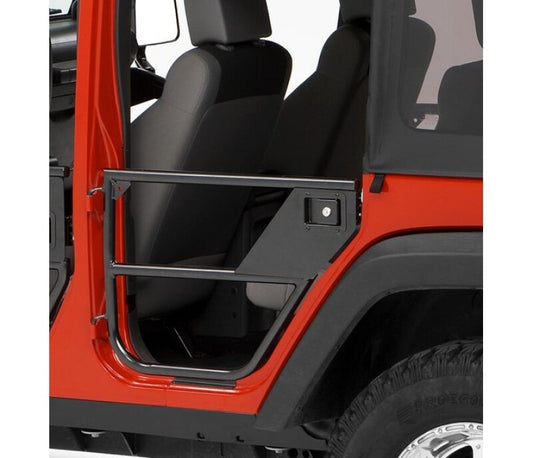 Bestop 07-18 Jeep Wrangler JK 4-Door Element Doors (Rear Doors Matte Black)