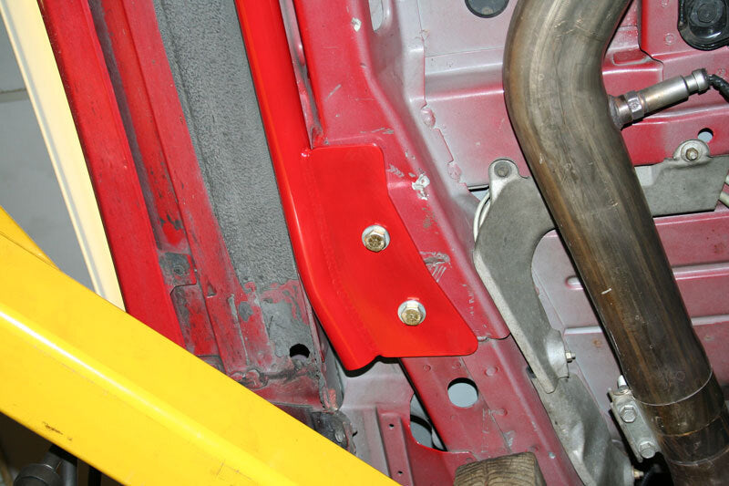 UMI Performance 2027-R Tubular Subframe Connectors Convertible Bolt-In Red
