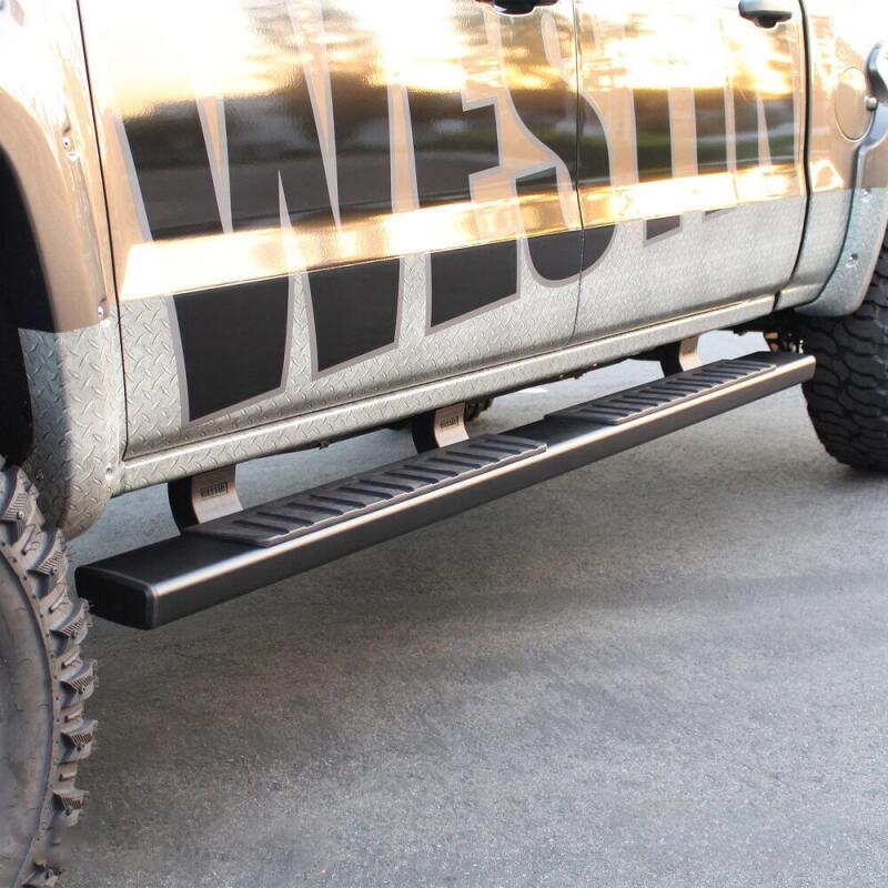Westin 28-71035 R7 Nerf Step Bars for 2007-2019 Chevrolet Silverado / GMC Sierra Crew Cab Black