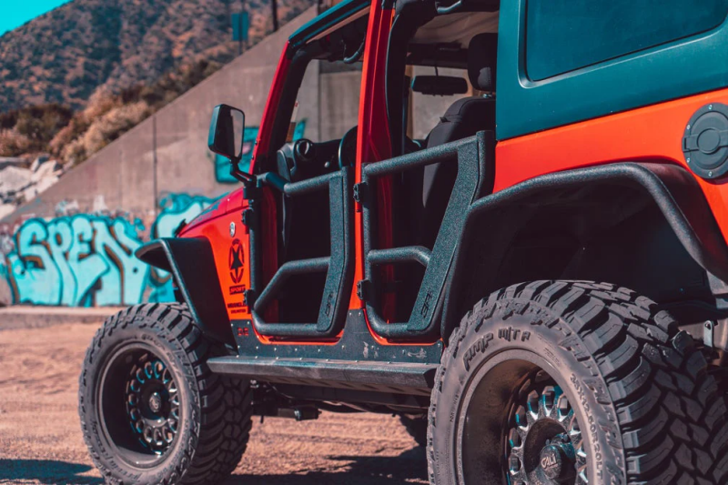 Body Armor 4x4 (JK-6155) 2007-2018 Wrangler Jk Tube Doors Rear, Pair