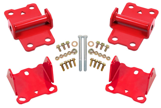 BMR 1978-1987 G-Body Motor Mount Kit Upper & Lower Solid - Red