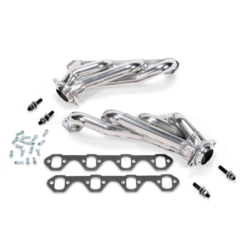 BBK Performance 15150 Shorty Headers 1-5/8 Silver Ceramic for 1986-1993 Ford Mustang 5.0L