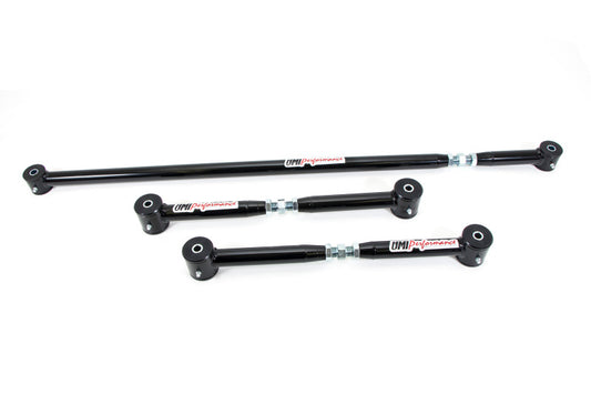 UMI Performance 201829-B On-Car Adjustable Lower Arms and Panhard Bar Black