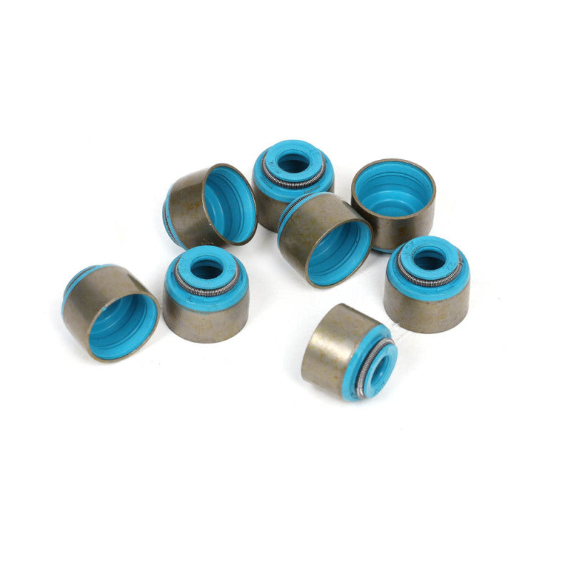 BLOX Racing Honda 5.5mm Valve Stem Seals Blue FKM - Set of 8 (Fits Both Intake & Exhaust) BXPT-10451