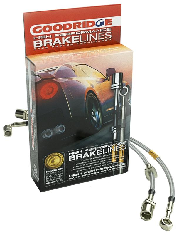 Goodridge 96-00 Honda Civic CX/DX/HX w/Small Front Rotors SS Brake Lines 20019