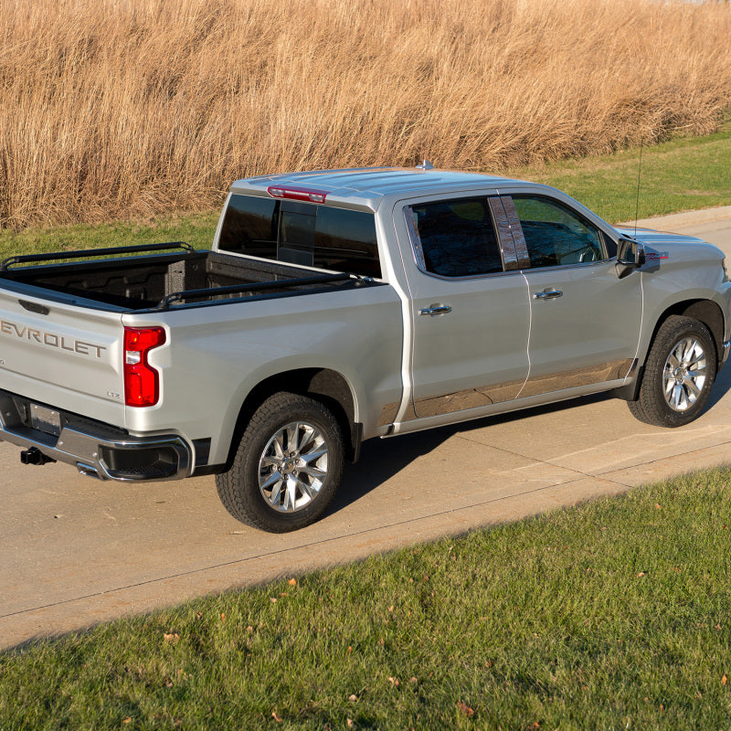 Putco for 2019-2024 Chevrolet Silverado Crew Cab 6.5 Stand Box - 5.5in Wide - 10pcs Pro SS Rocker Panels