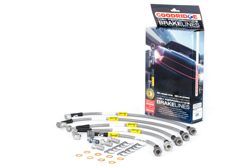Goodridge 04-06 Cadillac CTS-V (w/Brembo Brakes) SS Brake Line Kit 12242