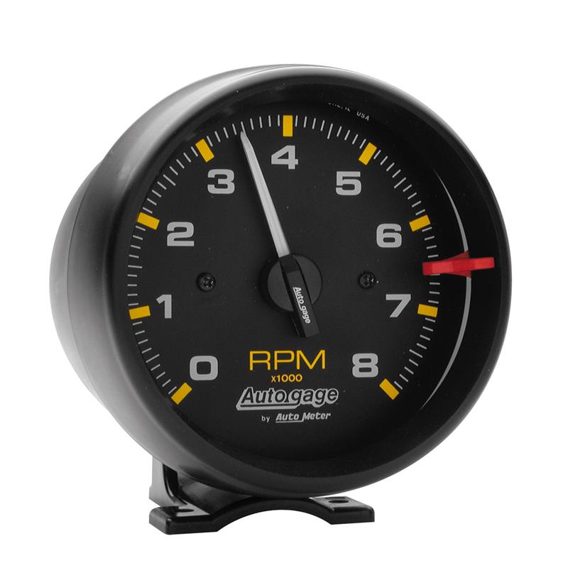 AutoMeter 2300 Autogage Black 8,000 RPM Pedestal Mount Tachometer