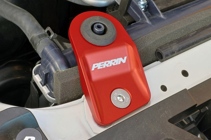 PERRIN 15-21 Subaru WRX/STI / 13-17 Crosstrek / 12-16 Impreza Upper Radiator Bracket Set - Red