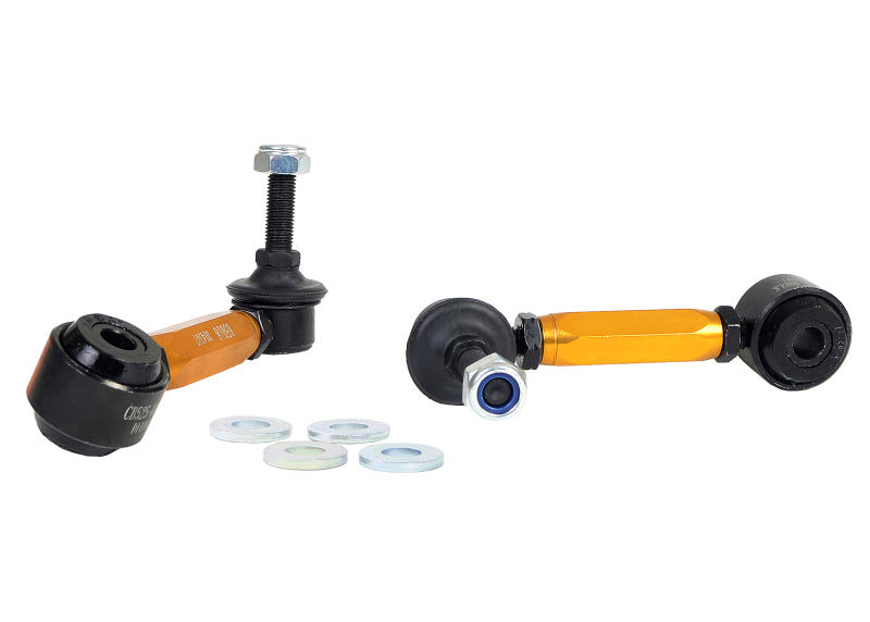 Whiteline KLC150 Front Adjustable Sway Bar Link for 1998-2006 Volkswagen Beetle, 1999-2005 Volkswagen Golf, 1999-2005 Volkswagen Jetta