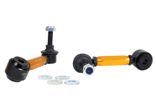 Whiteline KLC150 Front Adjustable Sway Bar Link for 1998-2006 Volkswagen Beetle, 1999-2005 Volkswagen Golf, 1999-2005 Volkswagen Jetta