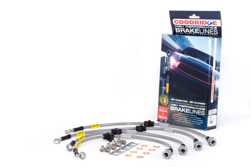 Goodridge 99-00 Honda Civic Si (w/Rear Disc) SS Brake Line Kit 20021