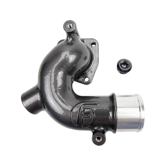 Wehrli Custom Fabrication WCF100157-BR WCFab x Fleece Thermostat Housing Bengal Red for 1998-2018 Dodge Ram / Ram 2500 / 3500 Cummins